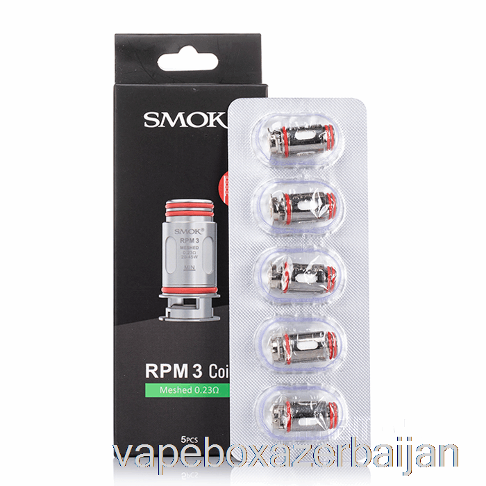 Vape Smoke SMOK RPM 3 Replacement Coils 0.23ohm RPM 3 Mesh Coils